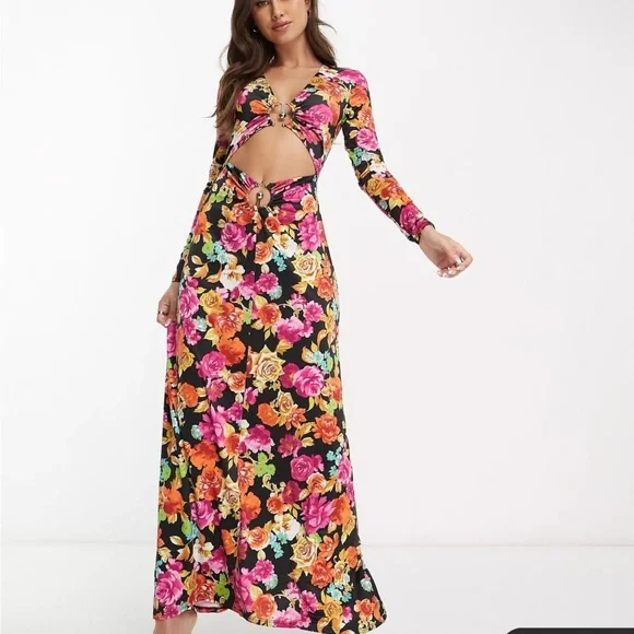 NWT AFRM Loraine Maxi Dress - Picture 5 of 12